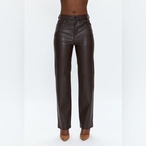 PISTOLA CASSIE SUPER HIGH RISE STRAIGHT LEG - COFFEE BEAN